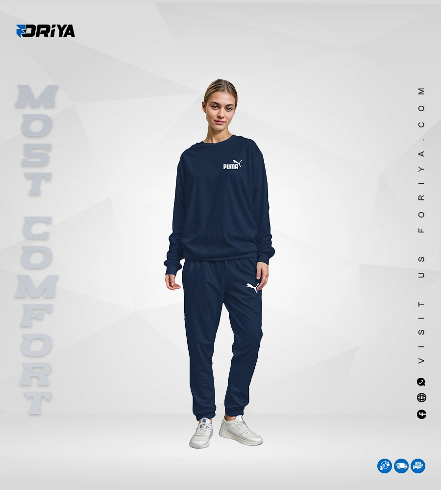 Women Tracksuit set Nevy Blue