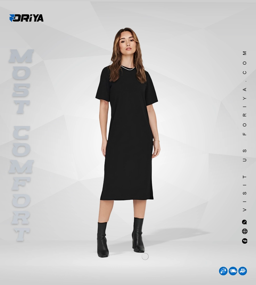 Black-Jersey dress